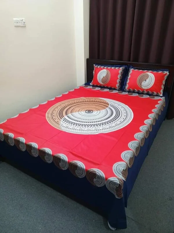 Premium Quality Panel Cotton Bed Sheet