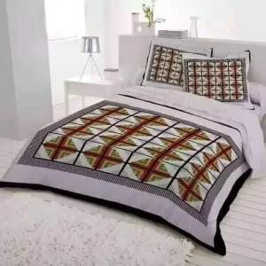 Exclusive Panel Cotton Bed Sheet