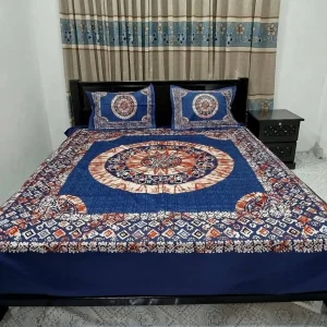Exclusive Panel Cotton Bed Sheet