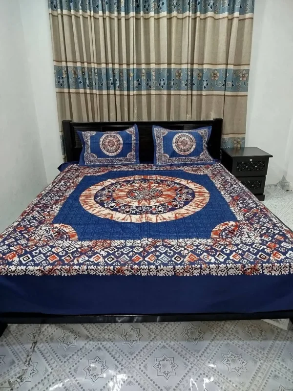 Exclusive Panel Cotton Bed Sheet