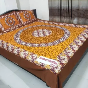 Exclusive Panel Cotton Bed Sheet