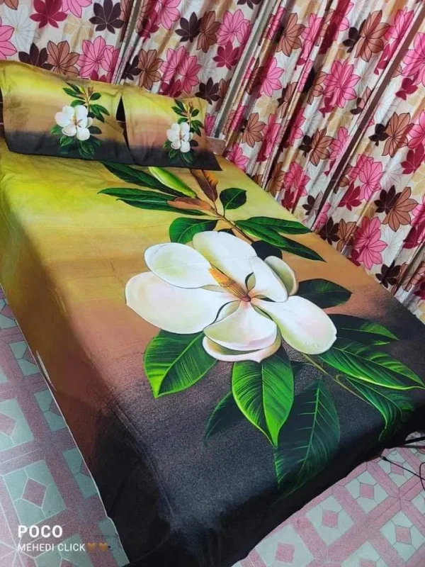 Exclusive Panel Cotton Bed Sheet