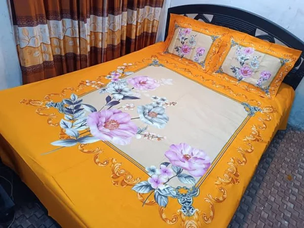 Exclusive Panel Cotton Bed Sheet