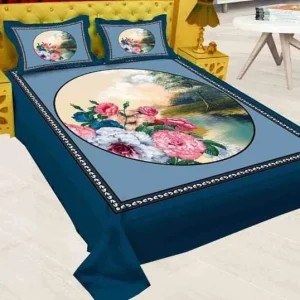 Exclusive Panel Cotton Bed Sheet