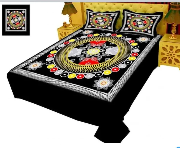 Exclusive Panel Cotton Bed Sheet