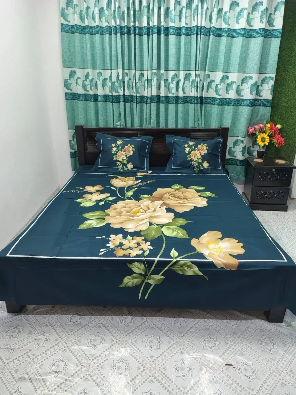 Exclusive Panel Cotton Bed Sheet