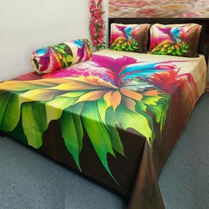 Exclusive Panel Cotton Bed Sheet