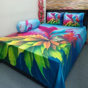 Exclusive Panel Cotton Bed Sheet