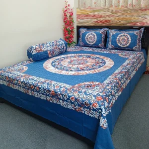 Exclusive Panel Cotton Bed Sheet