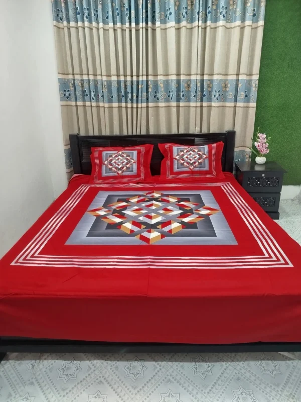 Premium Quality Panel Bed Sheet 100% Cotton