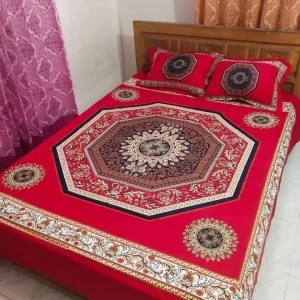 Exclusive Panel Cotton Bed Sheet