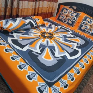 Exclusive Panel Cotton Bed Sheet