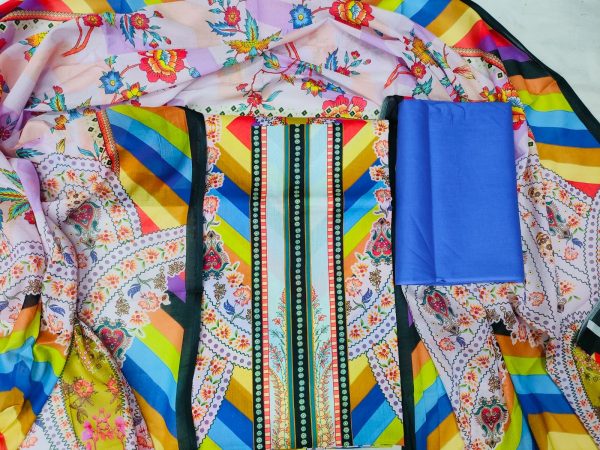 Joypuri Cotton Three Piece