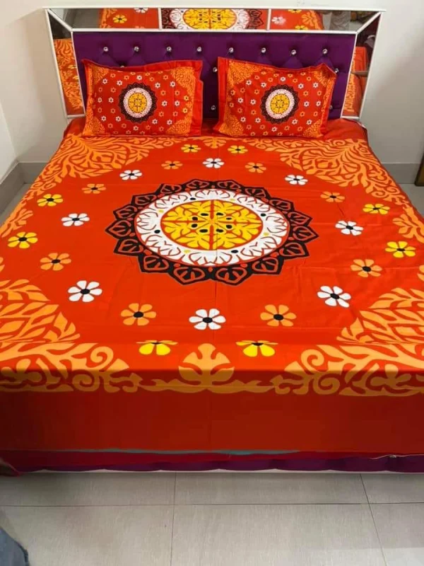 Beautiful Panel Bed Sheet