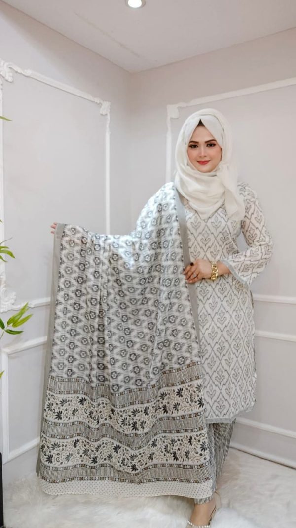 Pure Cotton Three Piece