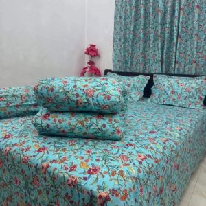 Premium Quality Twill Cotton Comforter 5 Pcs Set