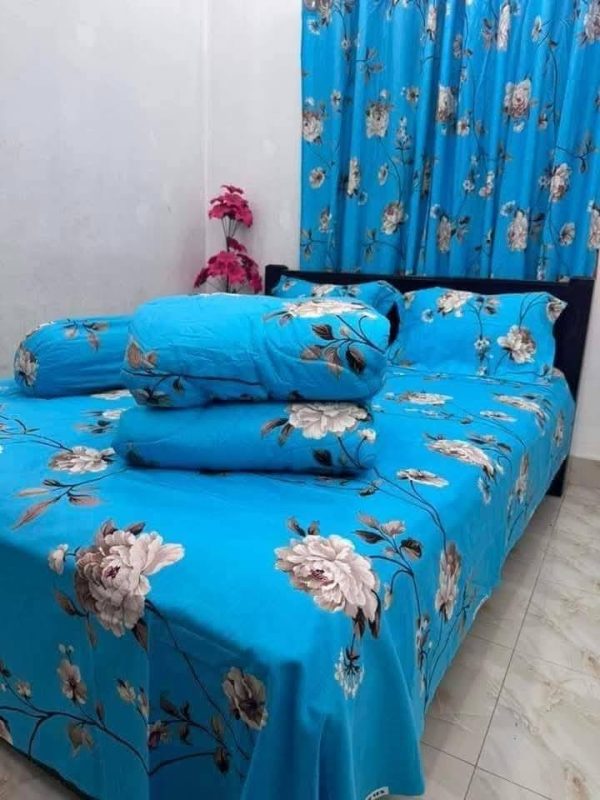 Premium Quality Twill Cotton Comforter 5 Pcs Set
