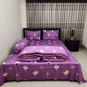 Premium Quality Twill Cotton Comforter 5 Pcs Set
