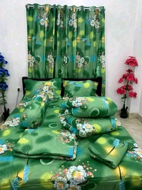 Premium Quality Twill Cotton Comforter 5 Pcs Set