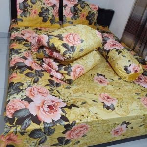 Premium Quality Twill Cotton Comforter 5 Pcs Set