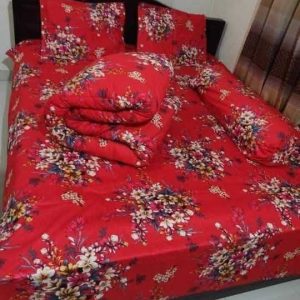 Premium Quality Twill Cotton Comforter 5 Pcs Set