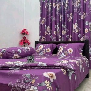 Premium Quality Twill Cotton Comforter 5 Pcs Set