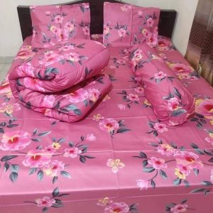 Premium Quality Twill Cotton Comforter 5 Pcs Set