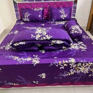 Premium Quality Twill Cotton Comforter 5 Pcs Set