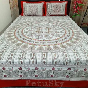 Beautiful Panel Bed Sheet